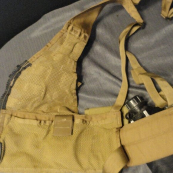 USMC MARINE CORP FIGHTING LOAD CARRIER FLC TACTICAL VEST MOLLE POUCHES SV 1907 - Picture 2 of 15